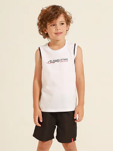 Conjunto Infantil Regata Shorts Água Shark