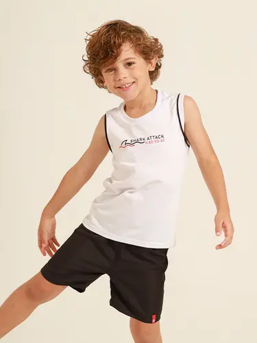 Conjunto Infantil Regata Shorts Água Shark