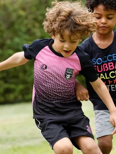 Conjunto Infantil Camiseta Dry Fit Shorts Microfibra Inter