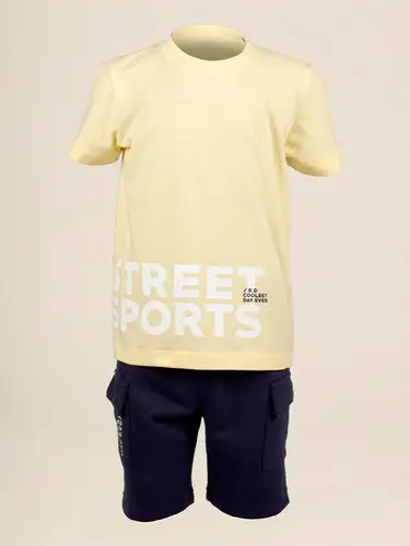 Conjunto Infantil Camiseta Moletinho Street