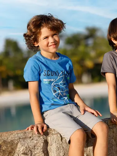 Conjunto Infantil Camiseta Moletinho Score