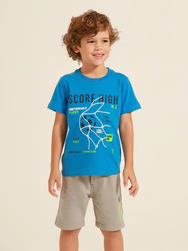 Conjunto Infantil Camiseta Moletinho Score