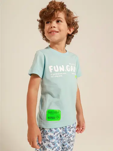 Conjunto Infantil Camiseta Sarja Fun Game