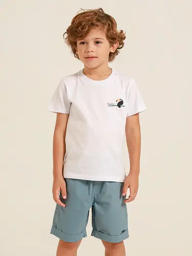 Conjunto Infantil Camiseta Sarja Nice Things