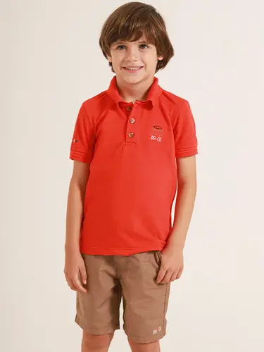 Conjunto Infantil Polo Sarja Sur La Route