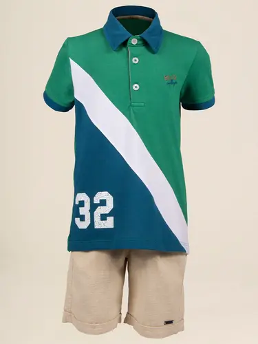 Conjunto Infantil Polo Sarja Brooklyn