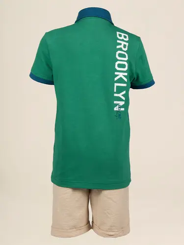 Conjunto Infantil Polo Sarja Brooklyn