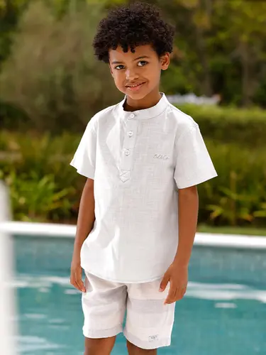 Conjunto Infantil Bata Sarja Paradise
