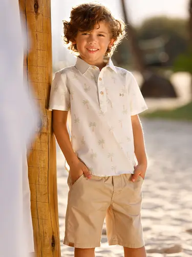 Conjunto Infantil Bata Sarja Resort
