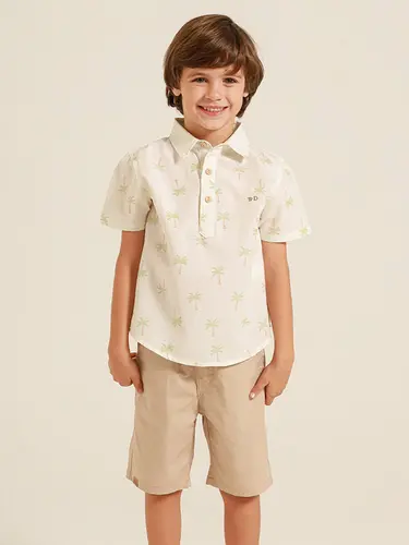 Conjunto Infantil Bata Sarja Resort