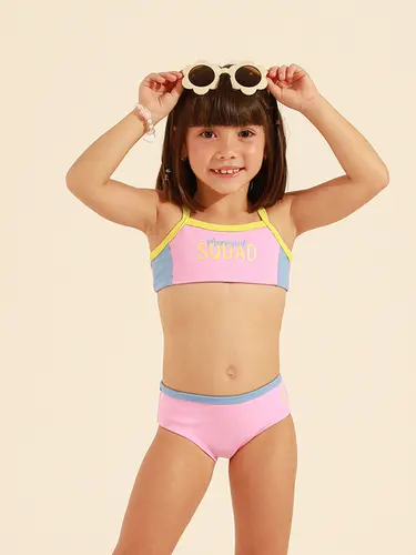 Biquíni Infantil Mermaid Squad