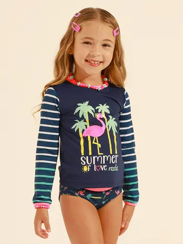 Kit Beachwear Infantil Blusa Summer Love