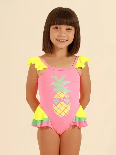 Maiô Infantil Abacaxi