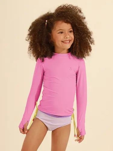 Blusa Infantil UV Poliamida Com Encaixe Para O Dedo