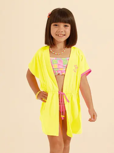 Saída De Praia Infantil Lycra Mini