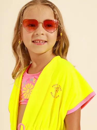 Saída De Praia Infantil Lycra Mini