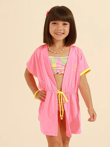 Saída De Praia Infantil Lycra Mini