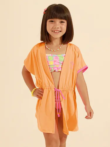 Saída De Praia Infantil Lycra Mini