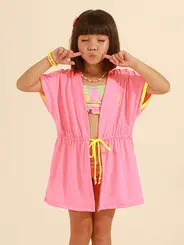 Saída De Praia Infantil Lycra Mini