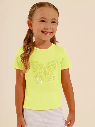 Blusa Fitness Infantil Butterfly