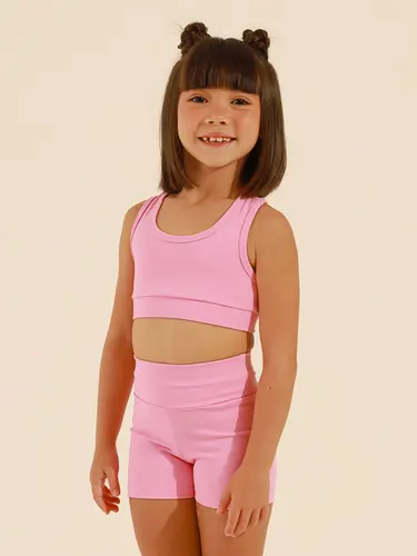 Top Fitness Infantil Lycra Day By Day Mini