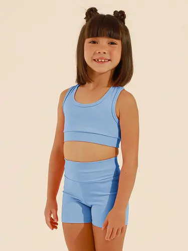 Top Fitness Infantil Lycra Day By Day Mini