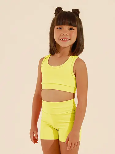 Top Fitness Infantil Lycra Day By Day Mini