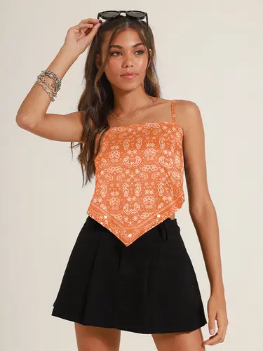 Blusa Lenço Bandana