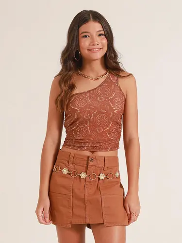 Blusa Tule Ombro Só Boho