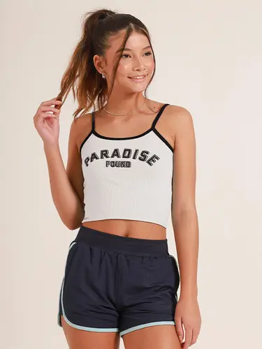 Regata Cropped Canelada Paradise