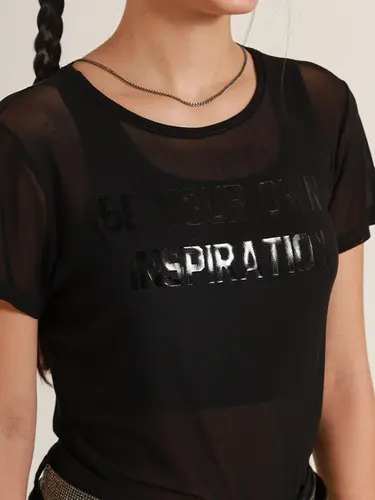 Blusa Baby Tee Tule Inspiration