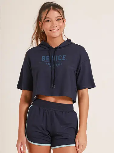 Blusa Com Capuz Be Nice