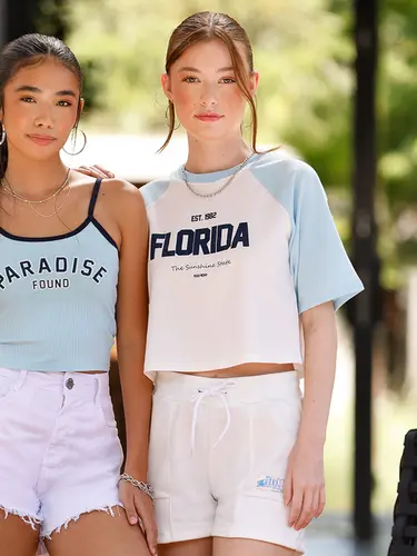 Tee Shirt Cropped Florida