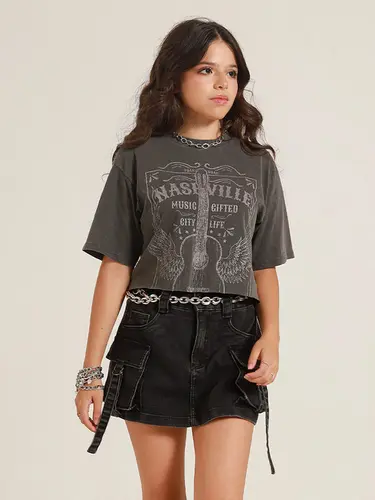 Tee Shirt Cropped Nashville