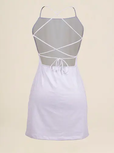 Vestido Shine Trançado Poah