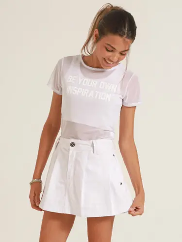 Shorts Saia Sarja Com Pregas
