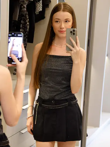 Shorts Saia Sarja Com Pregas