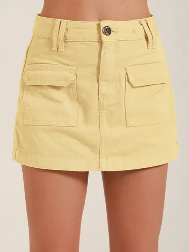 Shorts Saia Sarja Color Poah