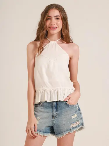 Shorts Jeans Boho Stone