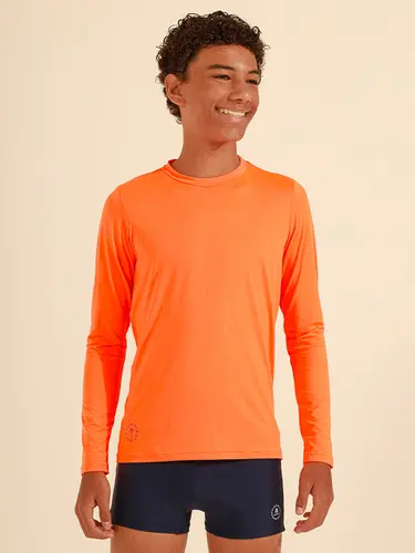 Camiseta Infantil Lycra Proteção UV 50+ Fluor