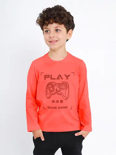 Camiseta Infantil Play Manga Longa