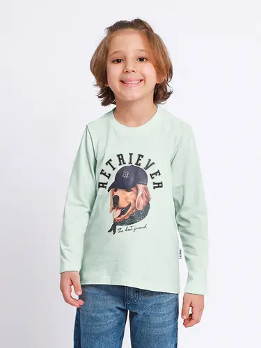 Camiseta Infantil Retriever Manga Longa