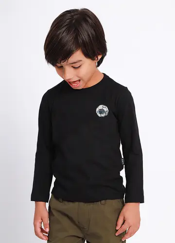 Camiseta Infantil Soccer System Manga Longa