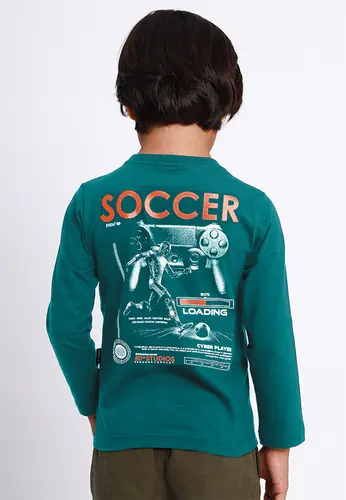 Camiseta Infantil Soccer System Manga Longa