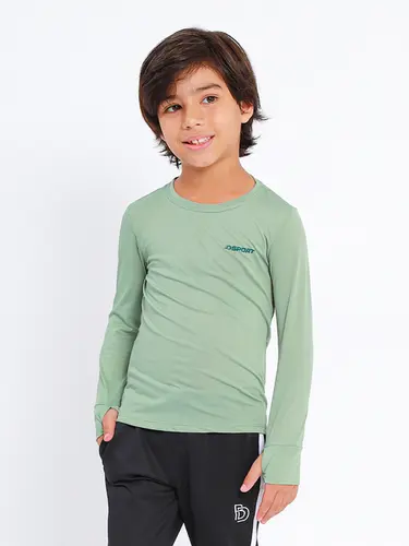 Camiseta Dryfit PA Basic infantil Manga Longa