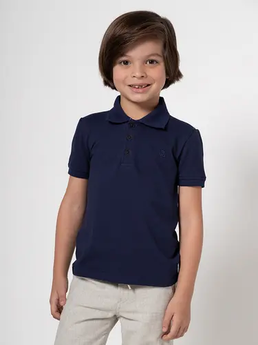 Polo Infantil Piquet Logo