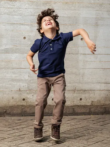 Polo Infantil Piquet Logo