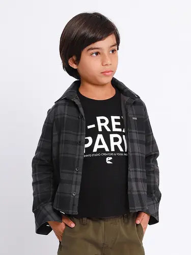 Camisa Infantil Xadrez