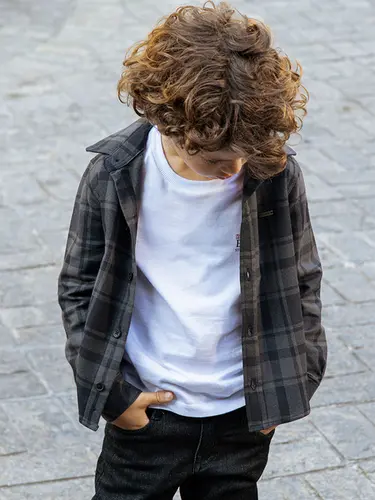 Camisa Infantil Xadrez