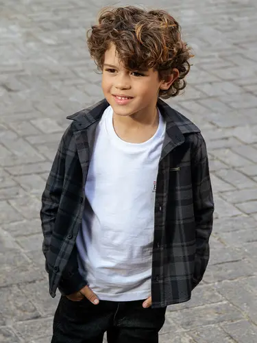 Camisa Infantil Xadrez
